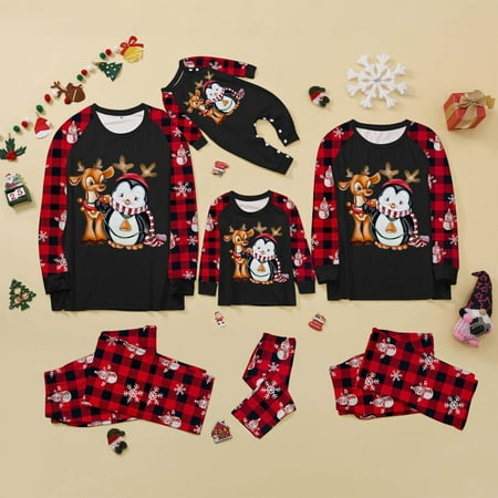 CAICJ98 Christmas Gifts For Women Christmas Pajamas for Family Red Plaid Elk Xmas Pjs Matching Family Sleepwear Sets Comfy Soft Nightwear
CAICJ98 Christmas Gifts For Women Christmas Pajamas for Family Red Plaid Elk Xmas Pjs Matching Family Sleepwear Sets Comfy Soft Nightwear