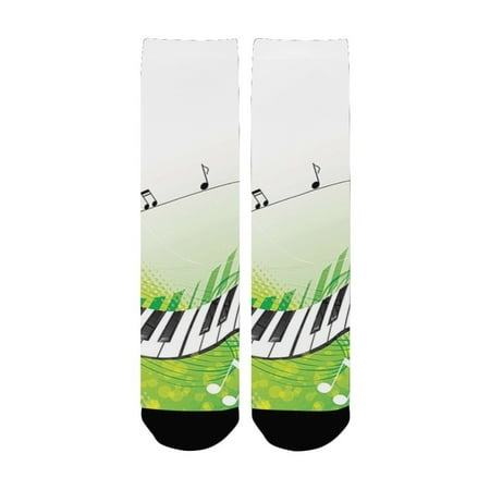 Music Decor Music Piano Keys Curvy Fingerboard Summertime Entertainment Flourish Women s Custom Socks (Made In USA)
Music Decor Music Piano Keys Curvy Fingerboard Summertime Entertainment Flourish Women s Custom Socks (Made In USA)