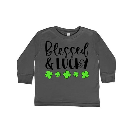 Inktastic Blessed and Lucky 4 Leaf Clovers St. Patrick s Day Gift Toddler Boy or Toddler Girl Long Sleeve T-Shirt
Inktastic Blessed and Lucky 4 Leaf Clovers St. Patrick s Day Gift Toddler Boy or Toddler Girl Long Sleeve T-Shirt