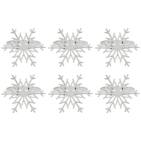 6 Pieces Snowflake Napkin Rings Christmas Snowflake Napkin Holder Rings for Christmas Holiday Table Decoration (Silver)
6 Pieces Snowflake Napkin Rings Christmas Snowflake Napkin Holder Rings for Christmas Holiday Table Decoration (Silver)