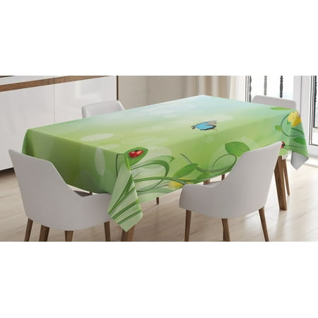 Ambesonne Butterfly Tablecloth Rectangular Table Cover Spring Flowers Sunny 60 x84 Pale Green
Ambesonne Butterfly Tablecloth Rectangular Table Cover Spring Flowers Sunny 60 x84 Pale Green