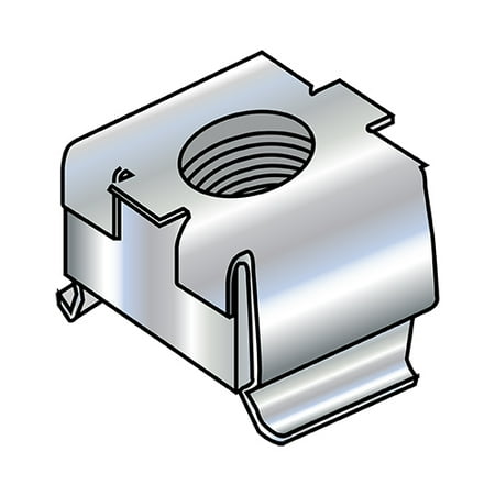 1/4-20 093-126 Cage Nuts Zinc (Pack Qty 1 000) BC-14-093NCAG