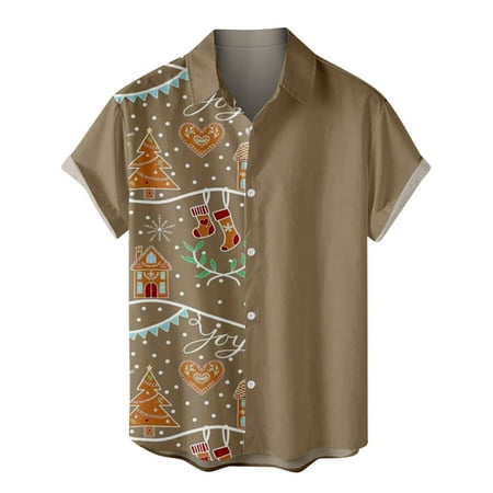 Christmas Shirt for Men Funky Casual Button Down Short Sleeve X-Mas Colorblock Snowflake Print Blouse Top
Christmas Shirt for Men Funky Casual Button Down Short Sleeve X-Mas Colorblock Snowflake Print Blouse Top