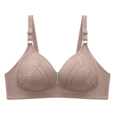 Felwors Women s Underwire Bra Comfortable And Large Cup Embroidery Without Steel Ring Bra Thin Cup Adjustable Bra
Felwors Women s Underwire Bra Comfortable And Large Cup Embroidery Without Steel Ring Bra Thin Cup Adjustable Bra