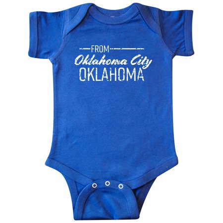 Inktastic From Oklahoma City Oklahoma in White Distressed Text Gift Baby Boy or Baby Girl Bodysuit
Inktastic From Oklahoma City Oklahoma in White Distressed Text Gift Baby Boy or Baby Girl Bodysuit
