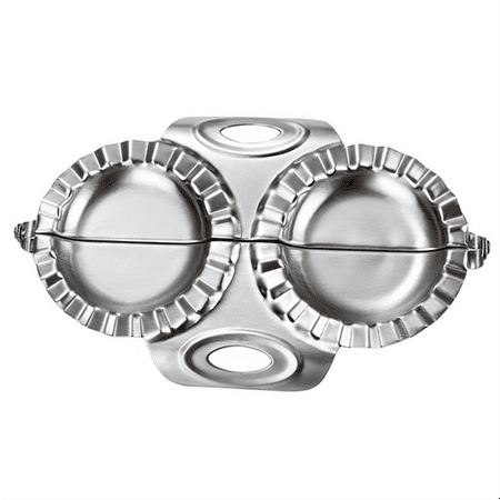 Stainless Steel Dumpling Mould Double-Headed Dumpling Maker Household Dumplings Maker JiaoZi Making Tools
Stainless Steel Dumpling Mould Double-Headed Dumpling Maker Household Dumplings Maker JiaoZi Making Tools