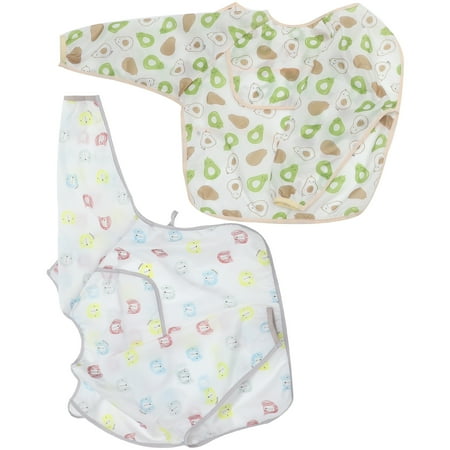 Eease 2 pcs Baby Long Sleeve Bibs Toddler Long Sleeve Full Bibs Baby Bibs with Crumbs Trays
Eease 2 pcs Baby Long Sleeve Bibs Toddler Long Sleeve Full Bibs Baby Bibs with Crumbs Trays