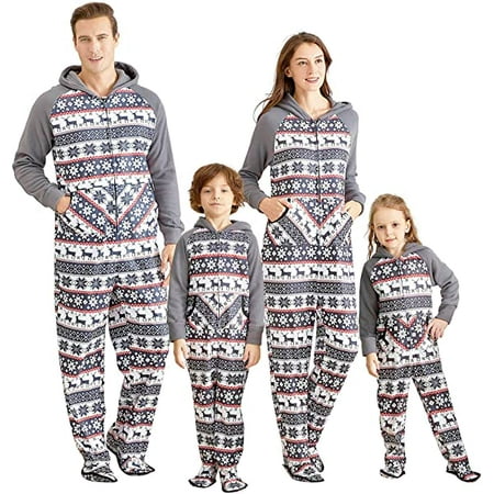 PatPat Christmas Family Matching Pajamas Set Footed Hoodie Jumpsuit with Pockets Long Sleeve Classic Pattern Plush Snug Fit Hooded Xmas Loungewear Holiday Pj Sets Cozy Warm Onesies
PatPat Christmas Family Matching Pajamas Set Footed Hoodie Jumpsuit with Pockets Long Sleeve Classic Pattern Plush Snug Fit Hooded Xmas Loungewear Holiday Pj Sets Cozy Warm Onesies