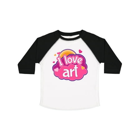 Inktastic Artist I Love Art Gift Toddler Toddler Girl T-Shirt