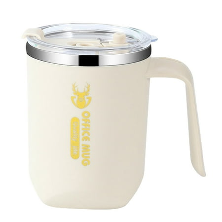 DISHAN Double Layer Coffee Mug - 480ml Capacity Dustproof Lid Handle Anti-scalding Leak-proof Stainless Steel Insulated Thermal Cup Multifunctional for Home Use
DISHAN Double Layer Coffee Mug - 480ml Capacity Dustproof Lid Handle Anti-scalding Leak-proof Stainless Steel Insulated Thermal Cup Multifunctional for Home Use