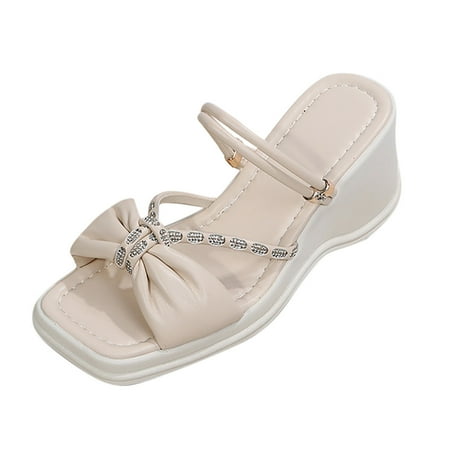 VKEKIEO Summer Sandals For Women Wedge Slip On Sandals Crystal Roman Shoes Open Toe Casual Slippers
VKEKIEO Summer Sandals For Women Wedge Slip On Sandals Crystal Roman Shoes Open Toe Casual Slippers