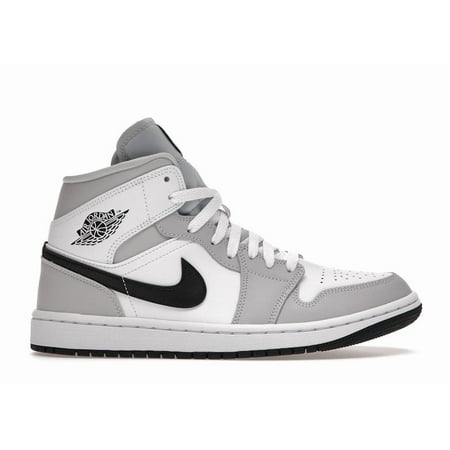 Jordan Women's 1 Mid Light Smoke Grey Basketball Shoes, from StockX