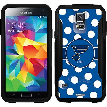 St. Louis Blues Polka Dots Design on OtterBox Commuter Series Case for Samsung Galaxy S5