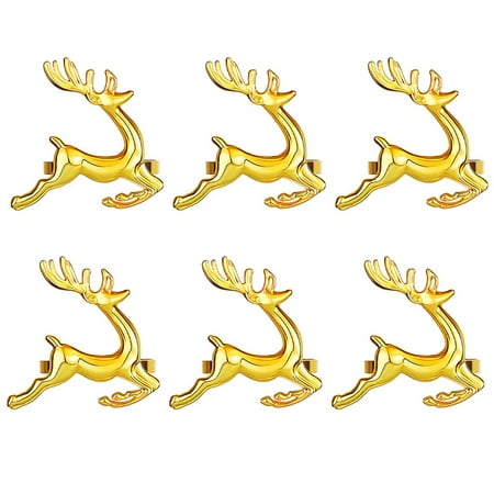 Twinkseal Set of 6 Napkin Rings Enamel Christmas Napkin Rings Set Xmas Tree Reindeer Snowflake Design Elegant Table Decor for Christmas Wedding Party 6pcs
Twinkseal Set of 6 Napkin Rings Enamel Christmas Napkin Rings Set Xmas Tree Reindeer Snowflake Design Elegant Table Decor for Christmas Wedding Party 6pcs