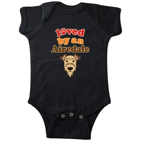 Inktastic Airedale Terrier Dog Lover Gift Baby Boy or Baby Girl Bodysuit