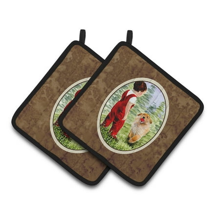 Carolines Treasures SS8545PTHD Little Boy with his Golden Retriever Pair of Pot Holders 7.5HX7.5W multicolor
Carolines Treasures SS8545PTHD Little Boy with his Golden Retriever Pair of Pot Holders 7.5HX7.5W multicolor