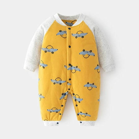 Breampot Baby Cotton Jumpsuit Baby Warm Autumn And Winter Boneless Ha Clothes Plus Cotton Padded Door Climbing Clothes Children s Underwear Yellow
Breampot Baby Cotton Jumpsuit Baby Warm Autumn And Winter Boneless Ha Clothes Plus Cotton Padded Door Climbing Clothes Children s Underwear Yellow