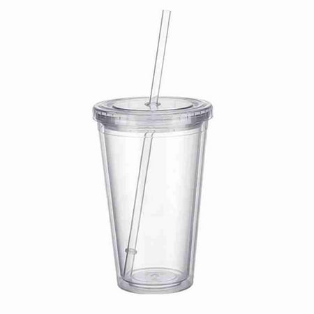 Drink Straw Cup Transparent Insulated Coffee Cup with Cup Double Lid Plastic C2W2
Drink Straw Cup Transparent Insulated Coffee Cup with Cup Double Lid Plastic C2W2