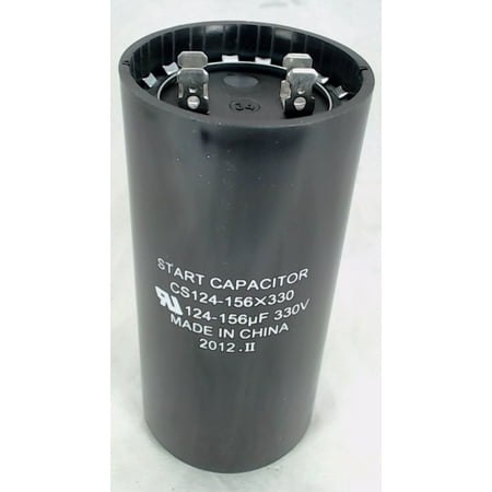 CS124-156X330 Start Capacitor Round 124-156 Mfd. 330 Volt