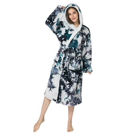 sugeryy Sleeping Wear With Belt Nightgown Double-Sided Pajamas Winter Adults Tie-Dye Women Sleepwear Ladies Thicken Bathrobe
sugeryy Sleeping Wear With Belt Nightgown Double-Sided Pajamas Winter Adults Tie-Dye Women Sleepwear Ladies Thicken Bathrobe