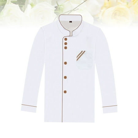 Chef Coat Uniform Sleeve Long Men Cook Unisex Black Jackets Works Kitchen Clothes Coats Shirt Clothing White Costume
Chef Coat Uniform Sleeve Long Men Cook Unisex Black Jackets Works Kitchen Clothes Coats Shirt Clothing White Costume