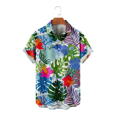 MLFU Mens Short Sleeve Button Down Shirts Loose Fit Breast Pocket Hawaii Shirts Vacation Bowling Shirts Sizes Kids-Adult Unisex
MLFU Mens Short Sleeve Button Down Shirts Loose Fit Breast Pocket Hawaii Shirts Vacation Bowling Shirts Sizes Kids-Adult Unisex