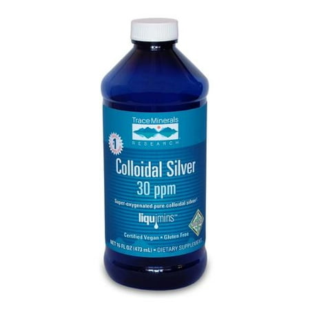 Colloidal Silver 30 PPM Trace Minerals 16 fl oz (437 ml) Liquid ...