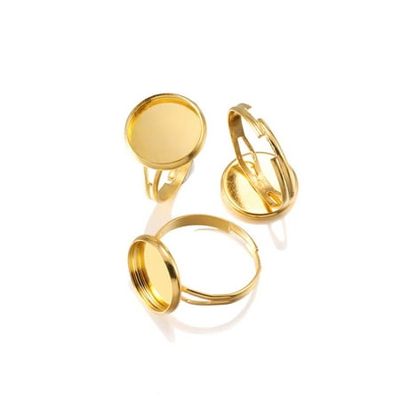 XmhyTop-A 10pcs Adjustable Ring Bases for Jewelry Creation Round Pad Ring Tray Bezel Tray-A04
XmhyTop-A 10pcs Adjustable Ring Bases for Jewelry Creation Round Pad Ring Tray Bezel Tray-A04