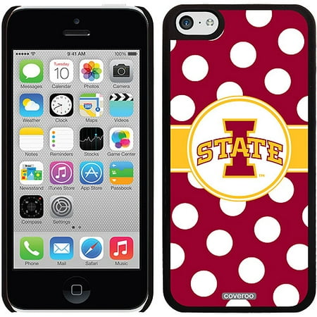Iowa State Polka Dots Design on Apple iPhone 5c Thinshield Snap-On Case by Coveroo