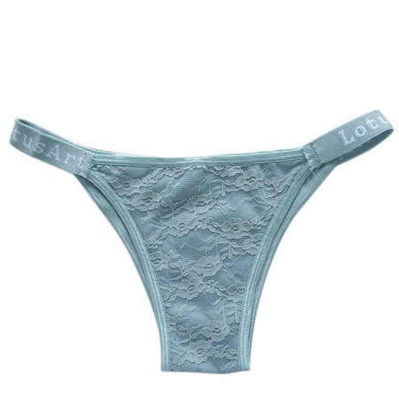 EHTMSAK Women s No Show Underwear Low Rise Breathable Thong Stretch Lace Underwear Blue 2XL
EHTMSAK Women s No Show Underwear Low Rise Breathable Thong Stretch Lace Underwear Blue 2XL