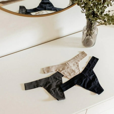 BRABAR - COMFY UNDIES Midi Thong Underwear | 3 Pack - Small/Medium - Black Mushroom Asphalt
BRABAR - COMFY UNDIES Midi Thong Underwear | 3 Pack - Small/Medium - Black Mushroom Asphalt