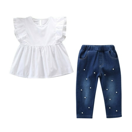 KI-8jcuD Toddler Baby Girl Clothes Toddler Kids Baby Girls Outfits Solid T-Shirt Tops+Pearl Denim Pants Jeans Set Kepi Baby Baby Girl Clothes Size 3 Months Ruffle Baby Girl Clothes 3 Toddler Girls C
KI-8jcuD Toddler Baby Girl Clothes Toddler Kids Baby Girls Outfits Solid T-Shirt Tops+Pearl Denim Pants Jeans Set Kepi Baby Baby Girl Clothes Size 3 Months Ruffle Baby Girl Clothes 3 Toddler Girls C