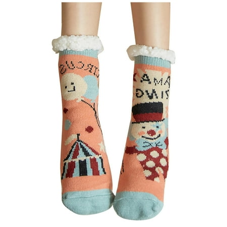 QWERTYU Womens Fluffy Warm Cozy Thick Fuzzy Socks Soft Non Slip Slipper Socks Orange One Size
QWERTYU Womens Fluffy Warm Cozy Thick Fuzzy Socks Soft Non Slip Slipper Socks Orange One Size