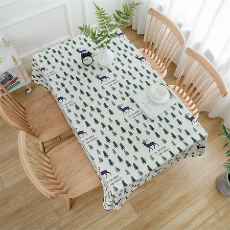 Tablecloths Heavy Duty Simplicity Easy To Clean Rectangle Wipeable Table Cloths