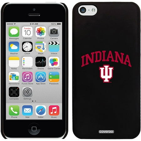 Indiana Curved IU Design on iPhone 5c Thinshield Snap-On Case by Coveroo