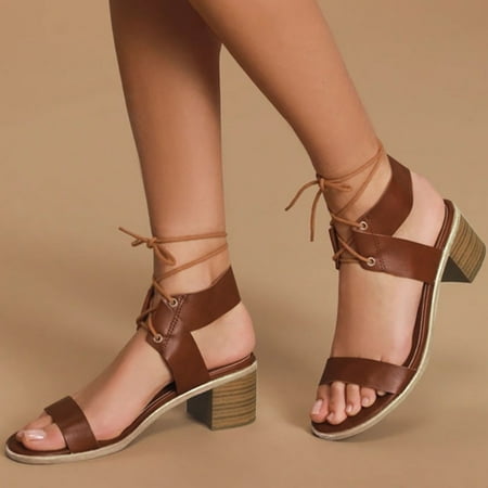 〖Yilirongyumm〗 Brown 39 Sandals Women Ladies Casual Cross Toe Strap Squared Lace Shoes Heel Round Up Sandals Women Sandals
〖Yilirongyumm〗 Brown 39 Sandals Women Ladies Casual Cross Toe Strap Squared Lace Shoes Heel Round Up Sandals Women Sandals