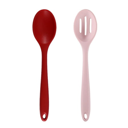 Kitchen Silicone Utensil Set 2 Pcs Silicone Cooking Utensils Set Food Grade Safety Silicone Utensils Red + Nordic Powder
Kitchen Silicone Utensil Set 2 Pcs Silicone Cooking Utensils Set Food Grade Safety Silicone Utensils Red + Nordic Powder