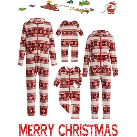 Jamlynbo Christmas Family Matching Hooded Jumpsuit Pajamas Snowflake Long Sleeve Fleece Hooded Bodysuit Loungewear for Adults Kids
Jamlynbo Christmas Family Matching Hooded Jumpsuit Pajamas Snowflake Long Sleeve Fleece Hooded Bodysuit Loungewear for Adults Kids