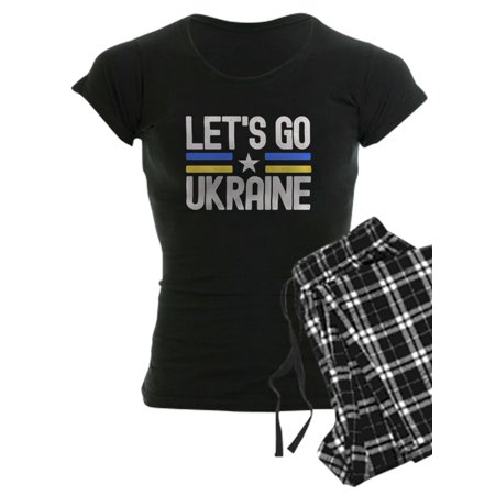 CafePress - Let s Go Ukraine Pajamas - Women s Dark Pajamas