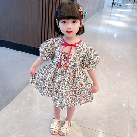 Esho Kids Girls Floral Print Beach Dress Sundress Toddler Girl Casual Short Sleeve Party Dresses 3-8T
Esho Kids Girls Floral Print Beach Dress Sundress Toddler Girl Casual Short Sleeve Party Dresses 3-8T