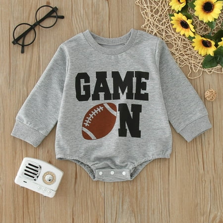 NIUREDLTD Baby Boys Cotton Print Football Autumn Long Sleeve Romper Bodydsuit Clothes
NIUREDLTD Baby Boys Cotton Print Football Autumn Long Sleeve Romper Bodydsuit Clothes