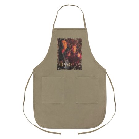 Farscape Crew Group Shot With Logo Weapons Raised John Crichton Aeryn Sun Apron with Pockets