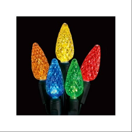 set of 35 multi color led c6 faceted christmas lights set of 35 multi color led c6 faceted christmas lights
