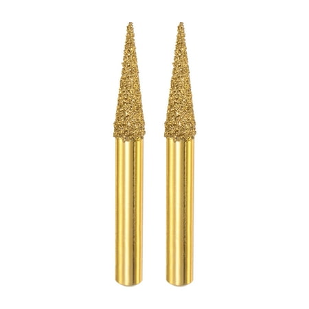 2 Pack Diamond Mounted Point 6mm Brazed Grinder Taper Head 6mm Shank Grinding Rotary Bits
2 Pack Diamond Mounted Point 6mm Brazed Grinder Taper Head 6mm Shank Grinding Rotary Bits
