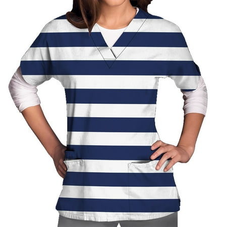 Akklian Women s Summer Tops Plus Size Tee Working Uniform Short Sleeve V-Neck Tops Striped Blouse Scrub Tops Summer Saving Clearance
Akklian Women s Summer Tops Plus Size Tee Working Uniform Short Sleeve V-Neck Tops Striped Blouse Scrub Tops Summer Saving Clearance