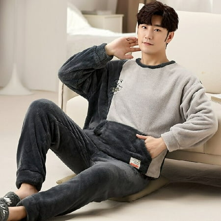 DanceeMangoo Long Sleeve Winter Thicken Warm Flannel Pajamas Sets Print Sleepwear Long Pant Male Men Pajama Set 3XL 4XL 5XL Men Nightwear
DanceeMangoo Long Sleeve Winter Thicken Warm Flannel Pajamas Sets Print Sleepwear Long Pant Male Men Pajama Set 3XL 4XL 5XL Men Nightwear