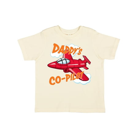 Inktastic Daddys Co-Pilot for Fathers Day Gift Toddler Boy or Toddler Girl T-Shirt