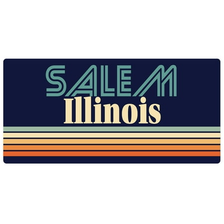 Salem Illinois 5 x 2.5-Inch Fridge Magnet Retro Design