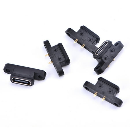 TYPE C 2Pin Waterproof Female USB C Socket Port With Screw Hole Charge Interface
TYPE C 2Pin Waterproof Female USB C Socket Port With Screw Hole Charge Interface