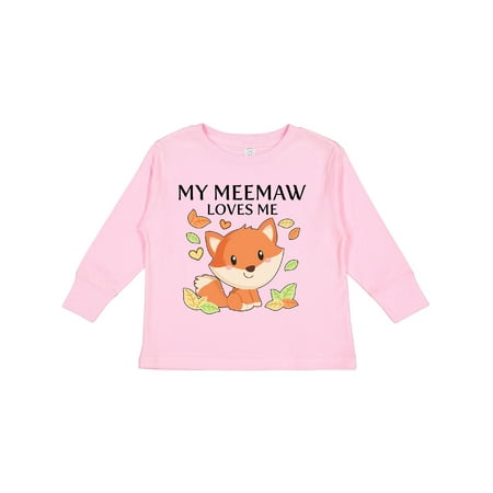 Inktastic My Meemaw Loves Me- little fox Boys or Girls Long Sleeve Toddler T-Shirt
Inktastic My Meemaw Loves Me- little fox Boys or Girls Long Sleeve Toddler T-Shirt